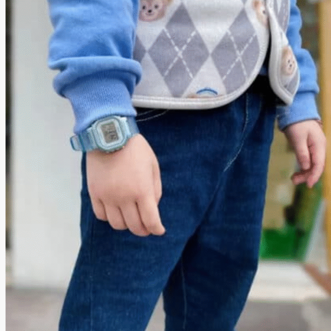 Montre Jeunesse Casio - LA-20WHS-2ADF - Bracelet en Résine Bleu - Affichage numérique - Résistant à l'eau