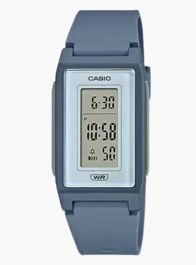Montre Casio numérique à cadran noir unisexe-LF-10WH-2DF - Bracelet en Résine - Affichage Numérique - Résistant à l'eau
