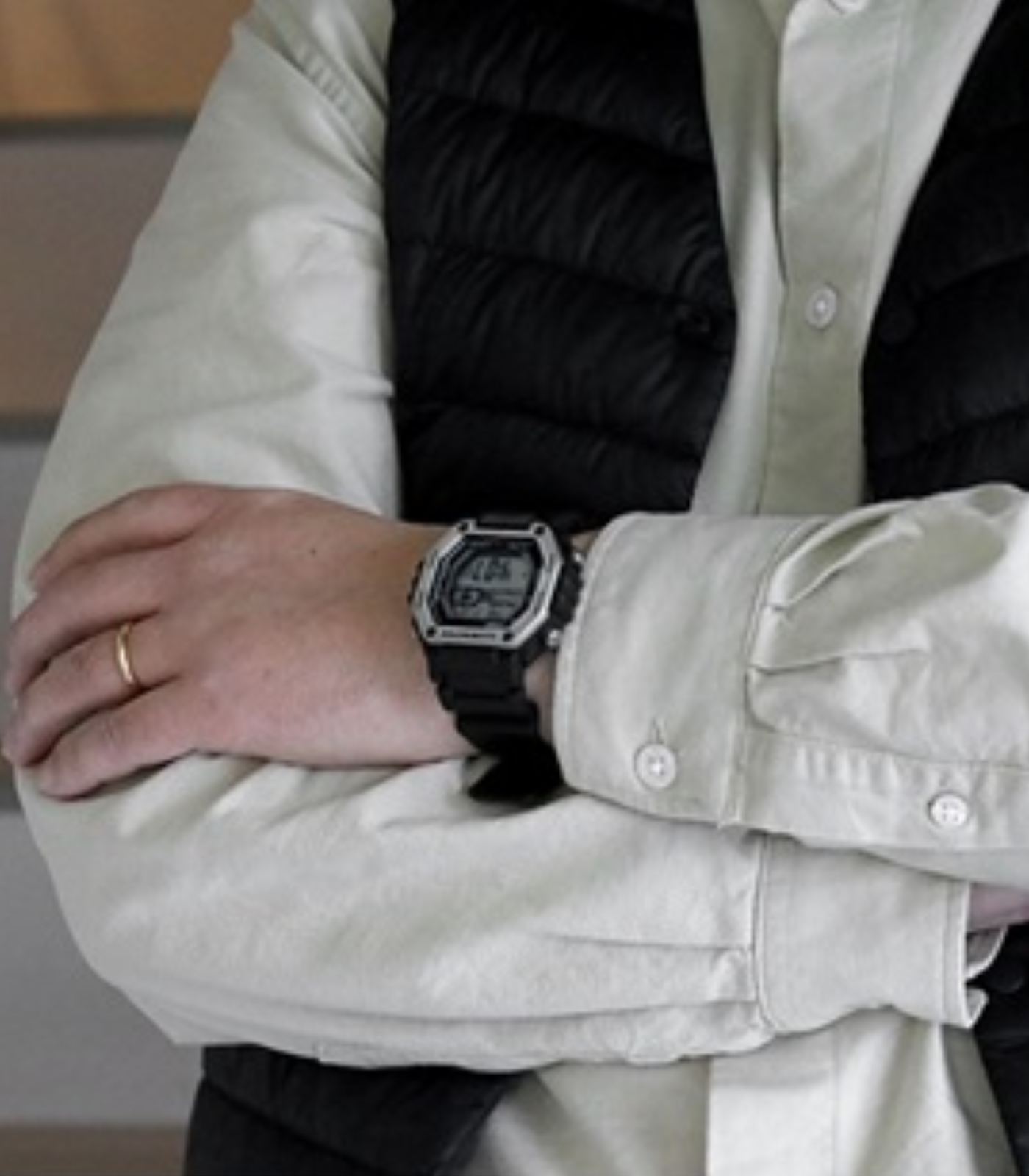 Montre Homme Casio - MWD-110H-8BVDF - Bracelet en Résine noir - Affichage Numérique - Résistant à l'eau – Image 2