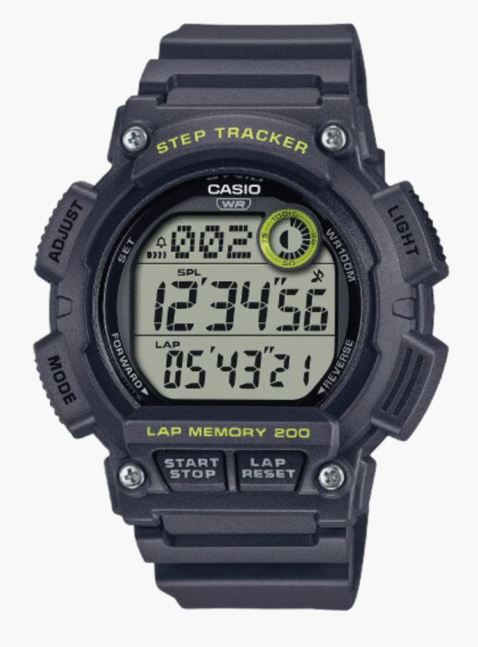 Montre Homme Casio - WS-2100H-8AVDF - Bracelet en Résine Noir - Affichage Numérique - Résistant à l'eau