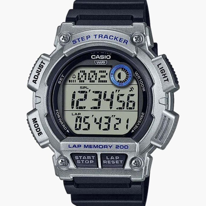 Montre Homme Casio - WS-2100H-1A2VDF - Bracelet en Résine Noir - Affichage analogique - Résistant à l'eau