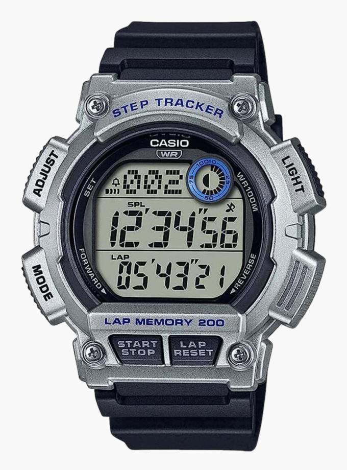 Montre Homme Casio -  WS-2100H-1A2VDF - Bracelet en Résine Noir - Affichage analogique - Résistant à l'eau