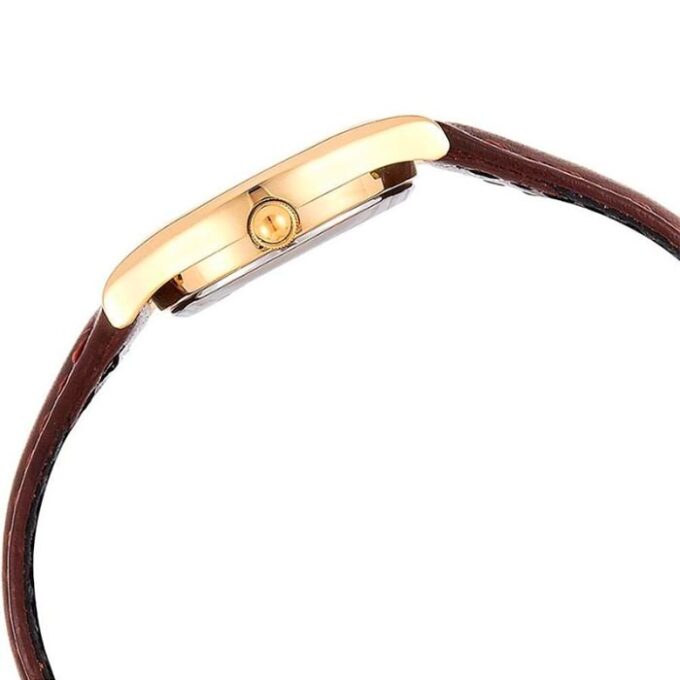 Montre Femme Casio - LTP-1094Q-7B5RDF - Bracelet en Cuir marron - Affichage analogique - Résistant à l'eau