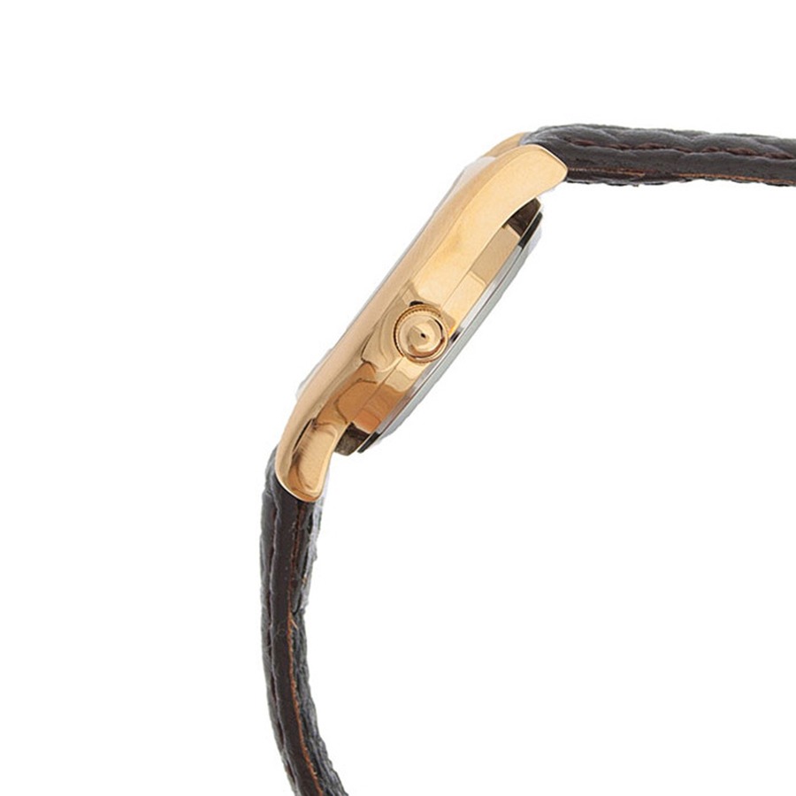 montre femme casio ltp 1094q 9ardf bracelet en cuir marron affichage analogique résistant à l'eau