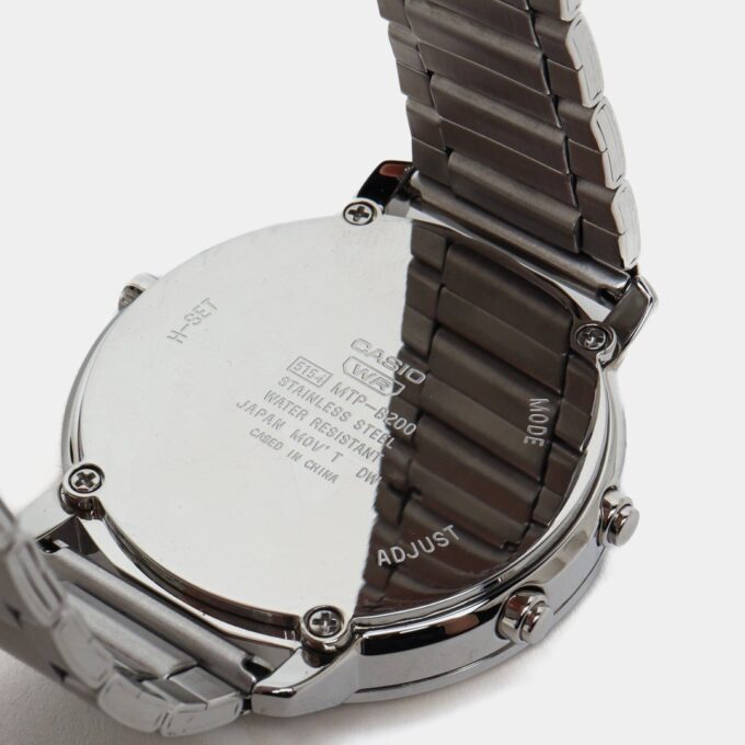 Montre Homme Casio - MTP-B200D-7EDF - Bracelet en Acier Inoxydable - Affichage analogique - numérique - Résistant à l'eau