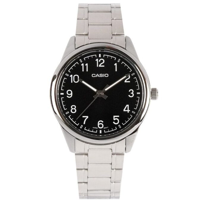 Montre Homme Casio - MTP-V005D-1B4UDF - Bracelet en Acier Inoxydable - Affichage analogique - Résistant à l'eau