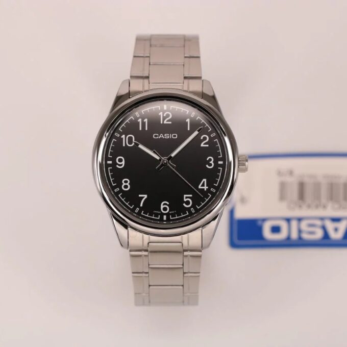 Montre Homme Casio - MTP-V005D-1B4UDF - Bracelet en Acier Inoxydable - Affichage analogique - Résistant à l'eau