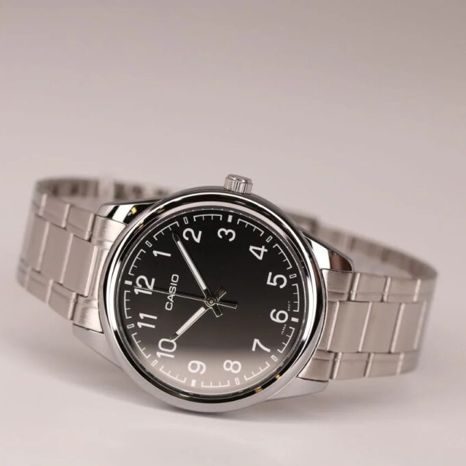 Montre Homme Casio - MTP-V005D-1B4UDF - Bracelet en Acier Inoxydable - Affichage analogique - Résistant à l'eau