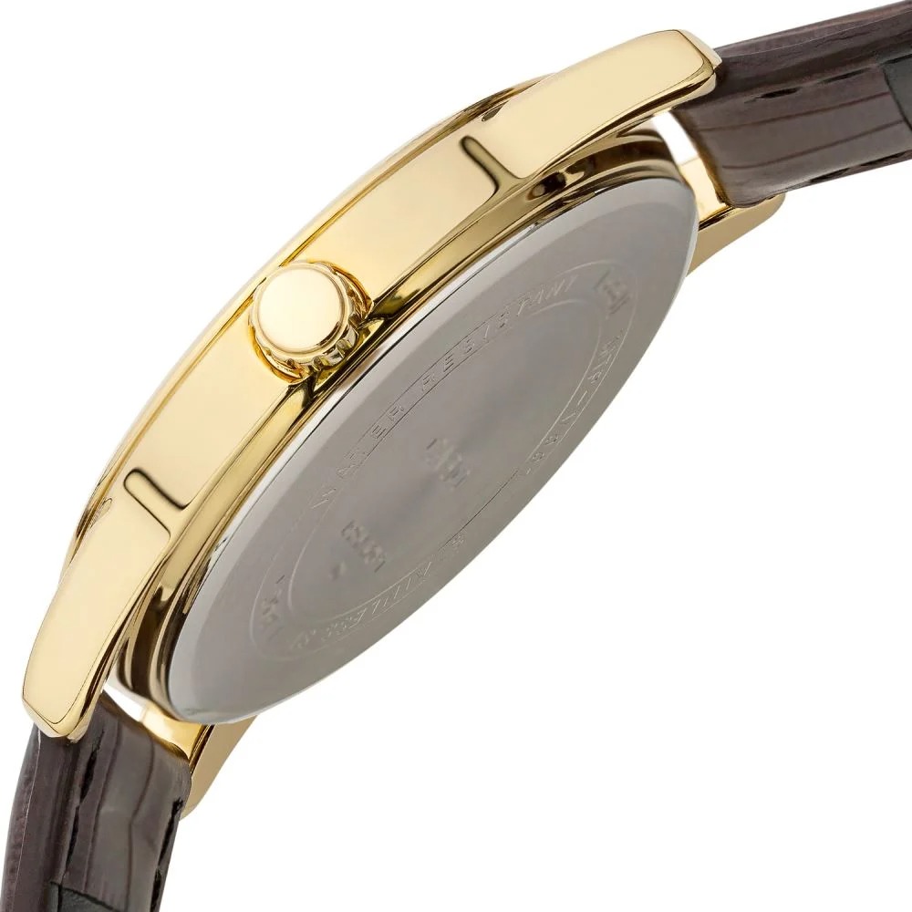 montre homme casio mtp v006gl 7budf bracelet en cuir marron affichage analogique résistant à l'eau