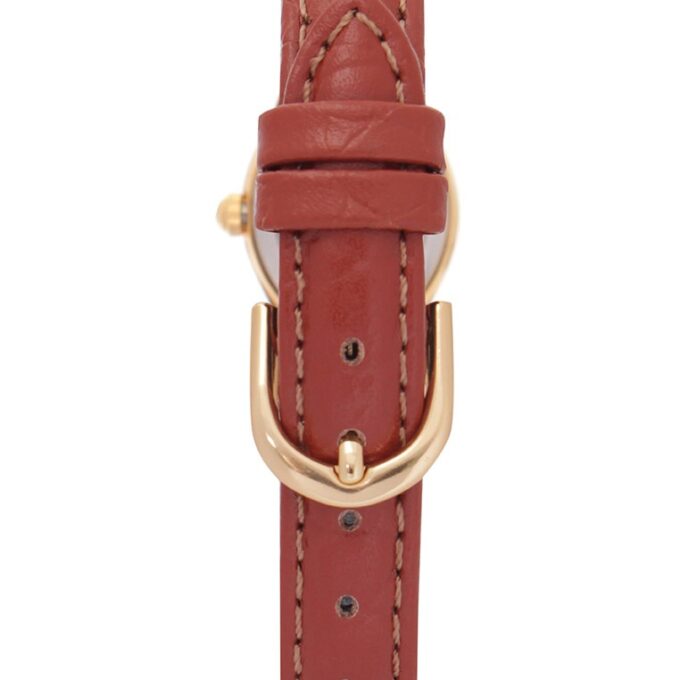 Montre Femme Casio - LTP-1094Q-9BRDF - Bracelet en Cuir Marron - Affichage analogique - Résistant à l'eau