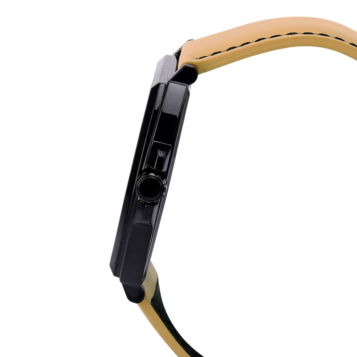 montre homme casio mtp e715l 5avdf bracelet en cuir kaki affichage analogique résistant à l'eau