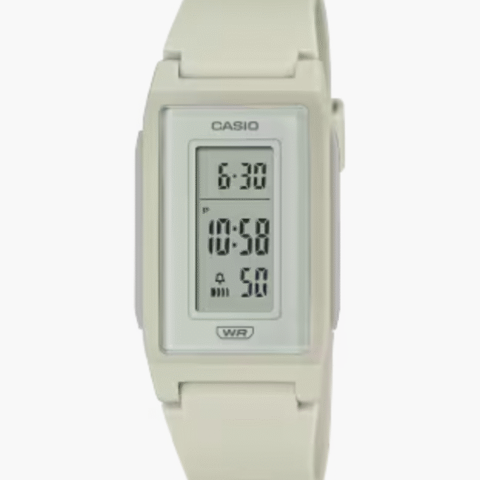 Montre Casio numérique à cadran noir unisexe- LF-10WH-8DF – Bracelet en Résine – Affichage Numérique – Résistant à l’eau