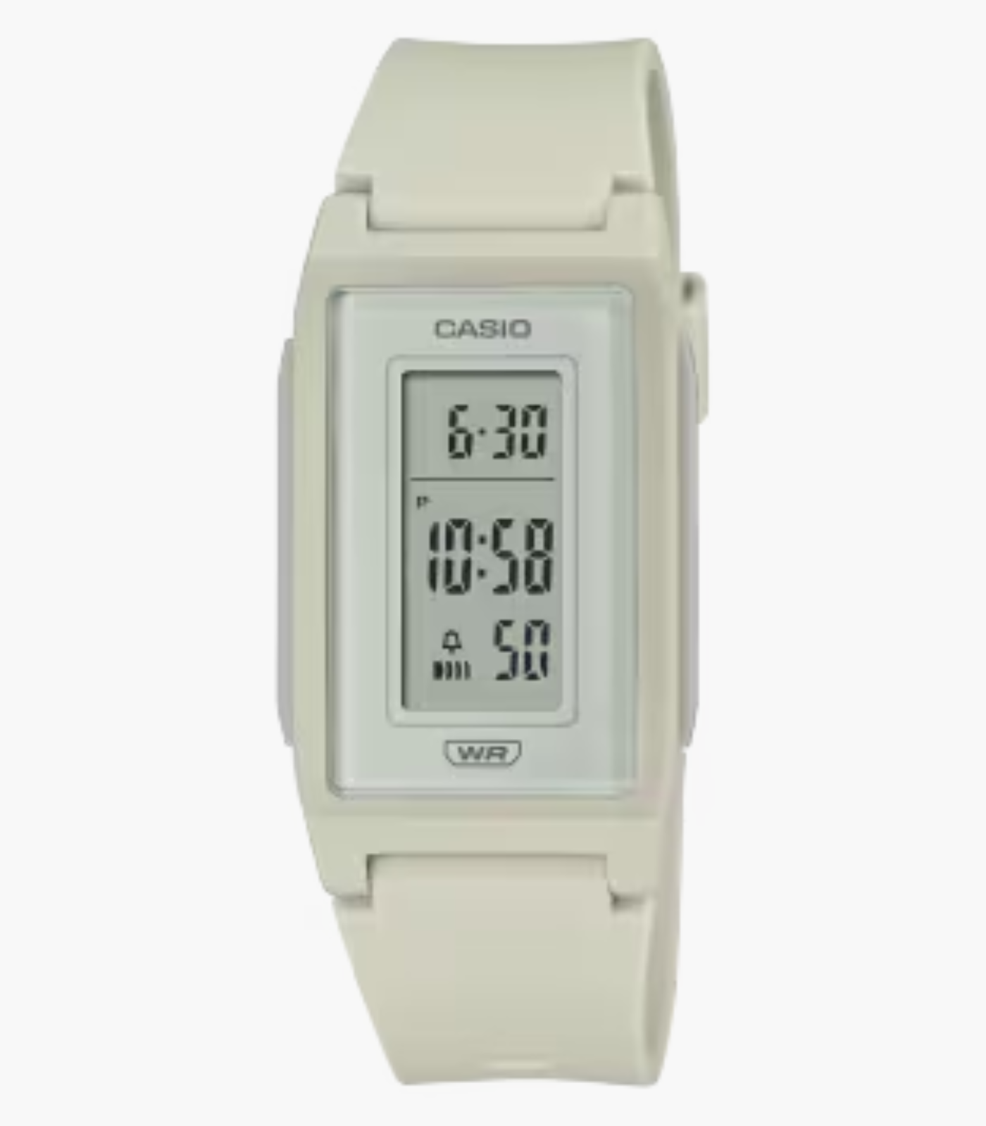 Montre Casio numérique à cadran noir unisexe- LF-10WH-8DF – Bracelet en Résine – Affichage Numérique – Résistant à l’eau
