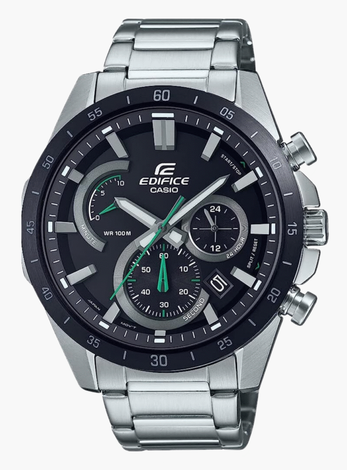 Montre Homme Casio Edifice - EFR-573DB-1AVUDF - Bracelet en Acier Inoxydable - Affichage analogique - Résistant à l'eau