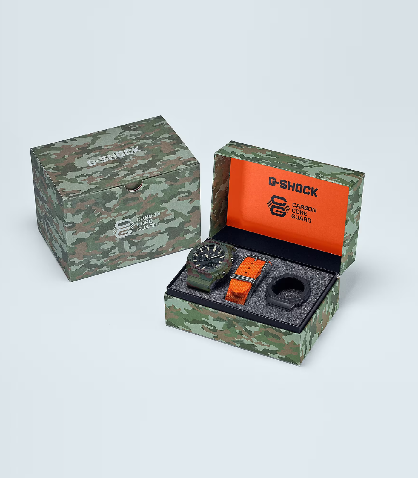 Montre Homme Casio G-SHOCK - GAE-2100WE-3ADR - Bracelet en Résine Interchangeable - Affichage analogique - numérique - Résistant à l'eau – Image 2