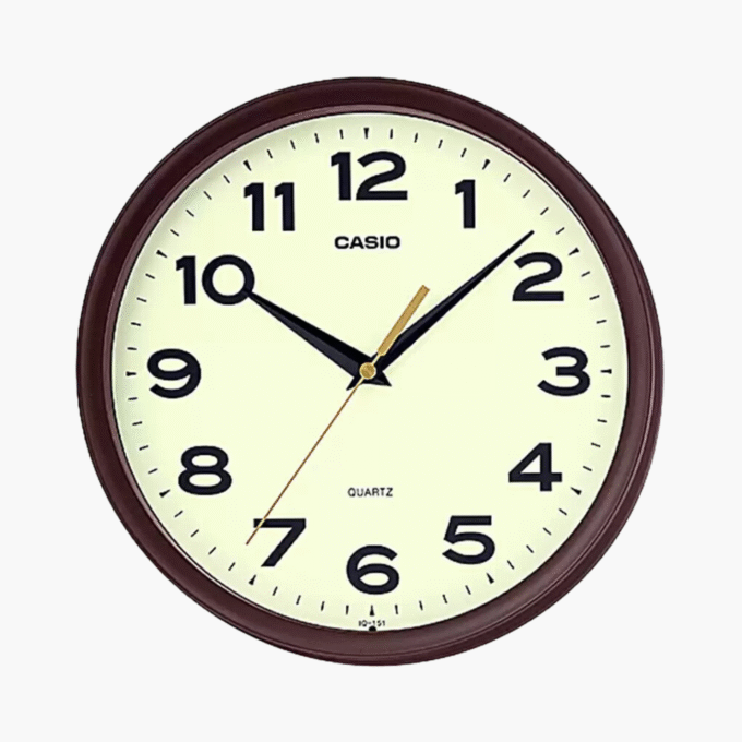 Horloge Murale Casio - IQ-151-5DF - Affichage analogique