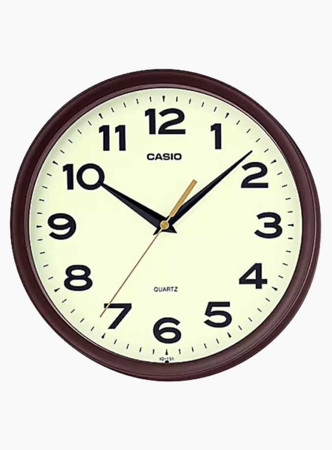 Horloge Murale Casio - IQ-151-5DF - Affichage analogique