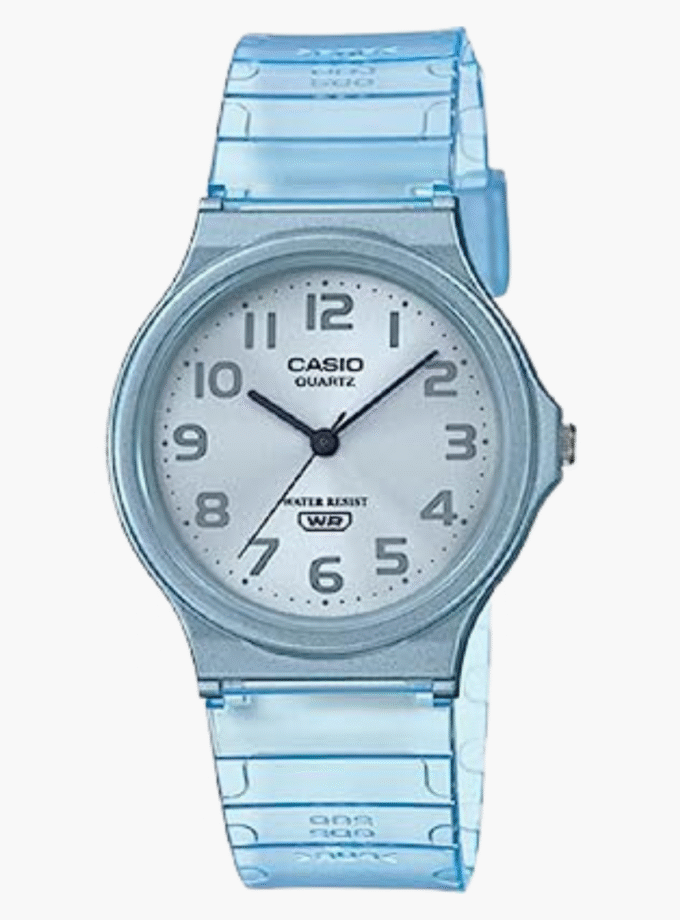 Montre Jeunesse Casio - MQ-24S-2BDF - Bracelet en résine Bleu - Affichage analogique - Résistant à l'eau