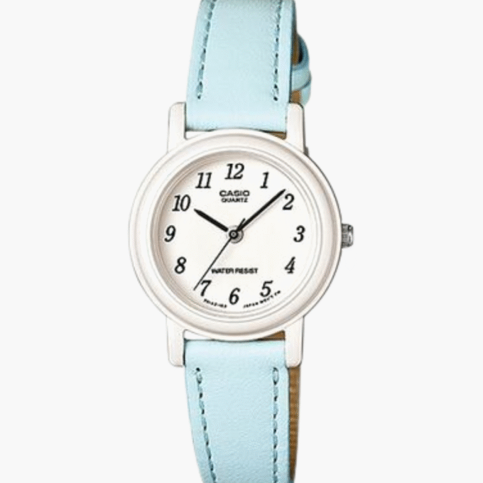 Montre Jeunesse Casio - LQ-139L-2BDF - Bracelet en Cuir bleu - Affichage analogique - Résistant à l'eau