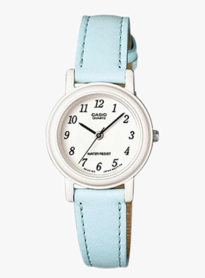 Montre Jeunesse Casio - LQ-139L-2BDF - Bracelet en Cuir bleu - Affichage analogique - Résistant à l'eau