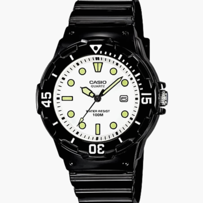 Montre Jeunesse Casio - LRW-200H-7E1VDF - Bracelet en Résine noir - Affichage analogique - Résistant à l'eau