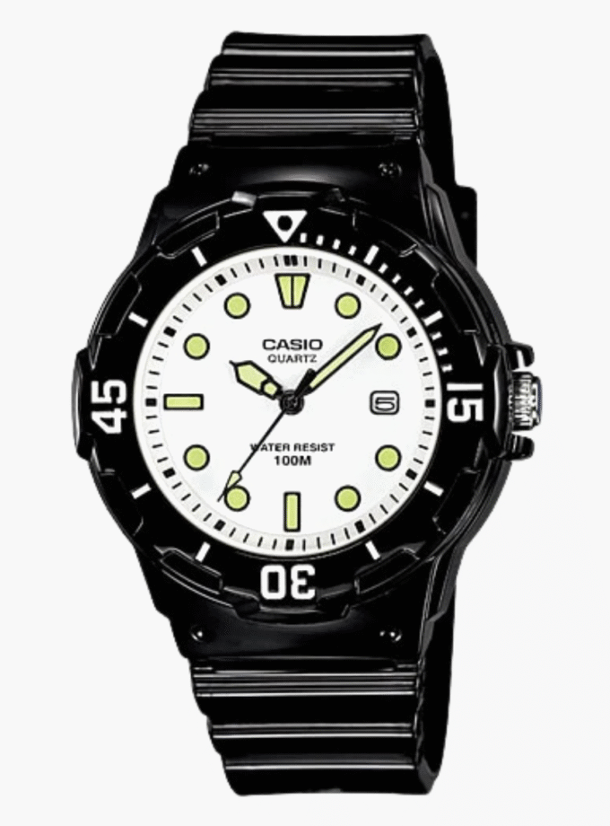 Montre Jeunesse Casio - LRW-200H-7E1VDF - Bracelet en Résine noir - Affichage analogique - Résistant à l'eau