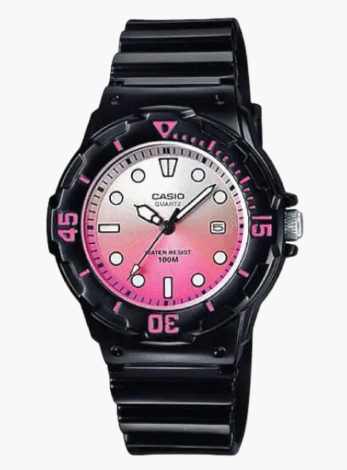 Montre Jeunesse Casio - LRW-200H-4EVDR - Bracelet en Résine noir - Affichage analogique - Résistant à l'eau