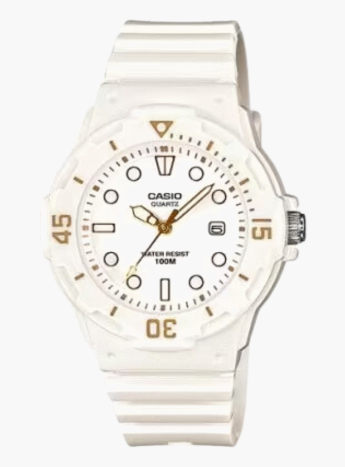 Montre Jeunesse Casio - LRW-200H-7E2VDF - Bracelet en Résine blanc - Affichage analogique - Résistant à l'eau