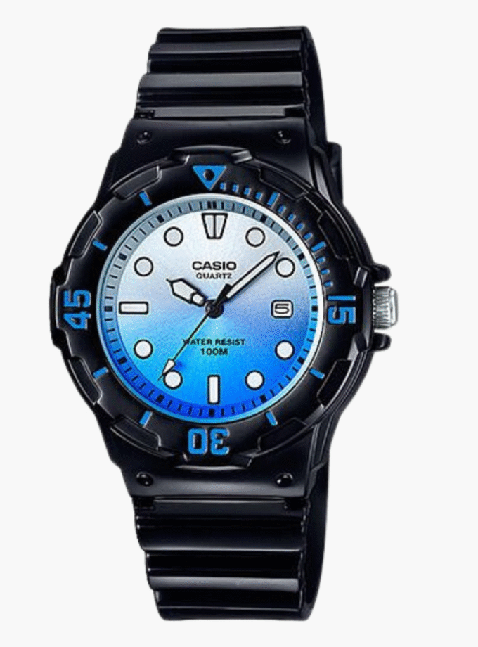 Montre Jeunesse Casio - LRW-200H-2EVDR - Bracelet en Résine noir - Affichage analogique - Résistant à l'eau
