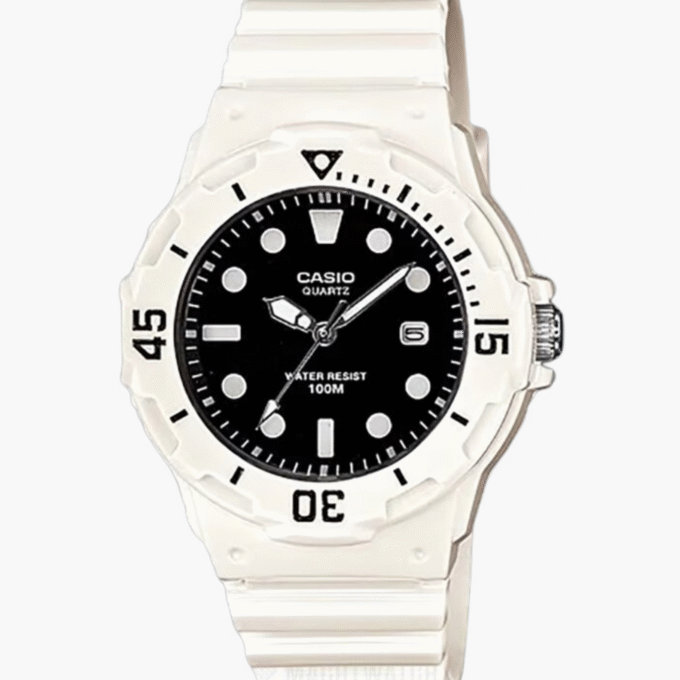 Montre Jeunesse Casio - LRW-200H-1EVDF - Bracelet en Résine Blanc - Affichage analogique - Résistant à l'eau