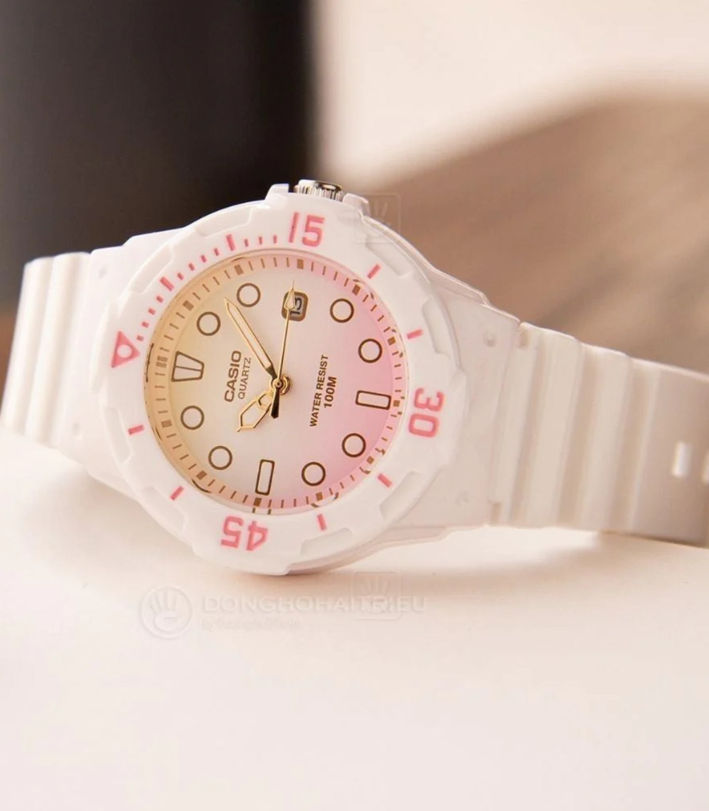 Montre Jeunesse Casio - LRW-200H-4E2VDR - Bracelet en Résine blanc - Affichage analogique - Résistant à l'eau – Image 2