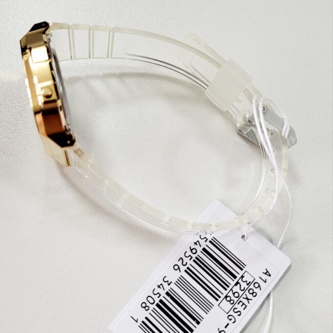 Montre Casio Unisexe - A168XESG-9ADF - Bracelet en Résine - Affichage Numérique - Résistant à l'eau