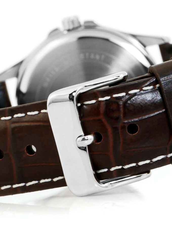 Montre Homme Casio - MTP-1381L-7AVDF - Bracelet en Cuir marron - Affichage analogique - Résistant à l'eau