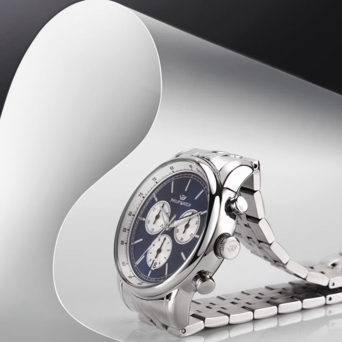 Montre Homme PHILIP WATCH ANNIVERSARY - R8273650004 - Bracelet en Acier Inoxydable - Affichage analogique - Résistant à l'eau