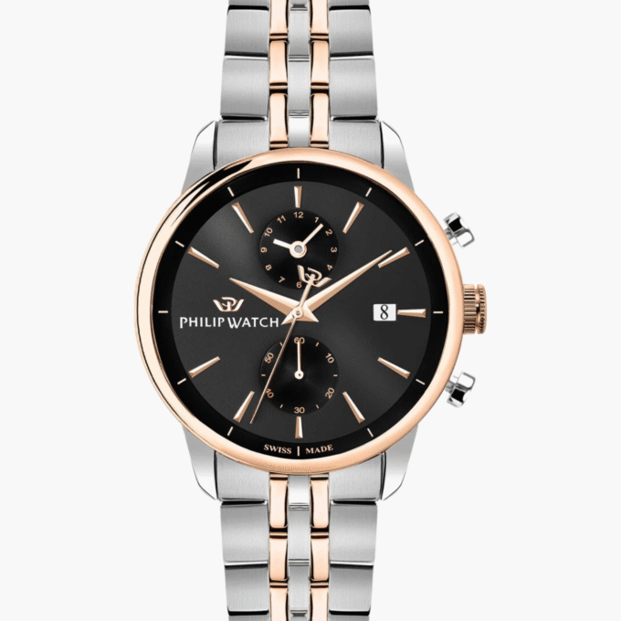 Montre Homme PHILIP WATCH ANNIVERSARY - R8273650001 - 40mm - Bracelet en Acier Inoxydable - Affichage analogique - Résistant à l'eau