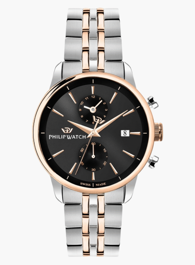 Montre Homme PHILIP WATCH ANNIVERSARY - R8273650001 - 40mm - Bracelet en Acier Inoxydable - Affichage analogique - Résistant à l'eau