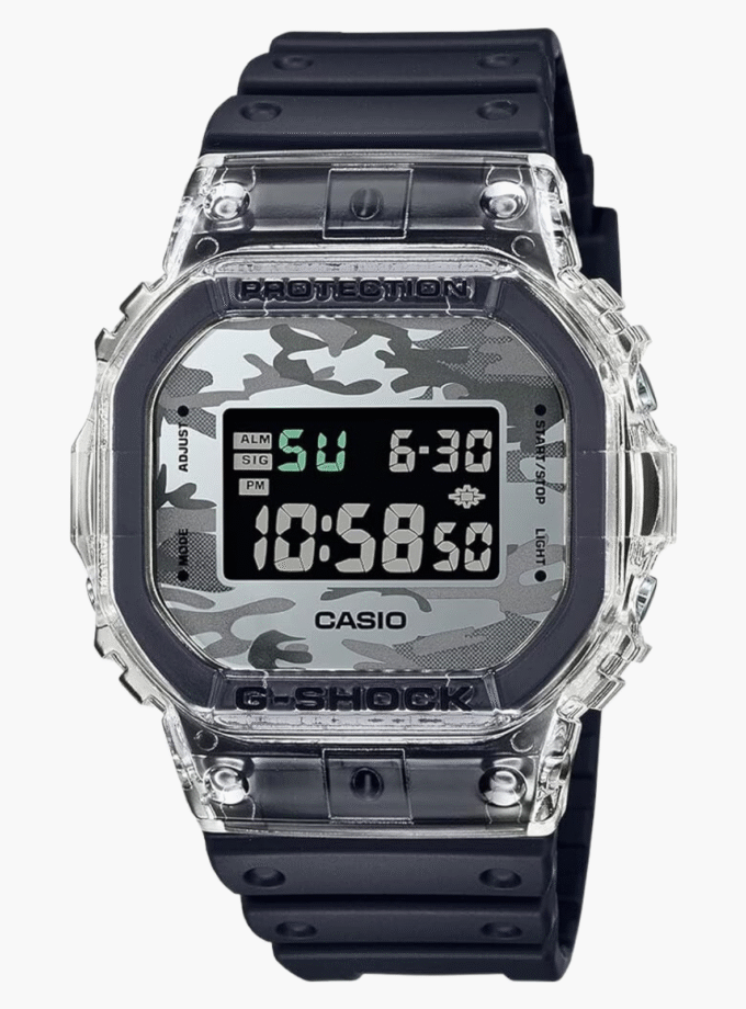 Montre Homme Casio G-Shock - DW-5600SKC-1DR - Bracelet en Résine Noir - Affichage Numérique - Résistant à l'eau