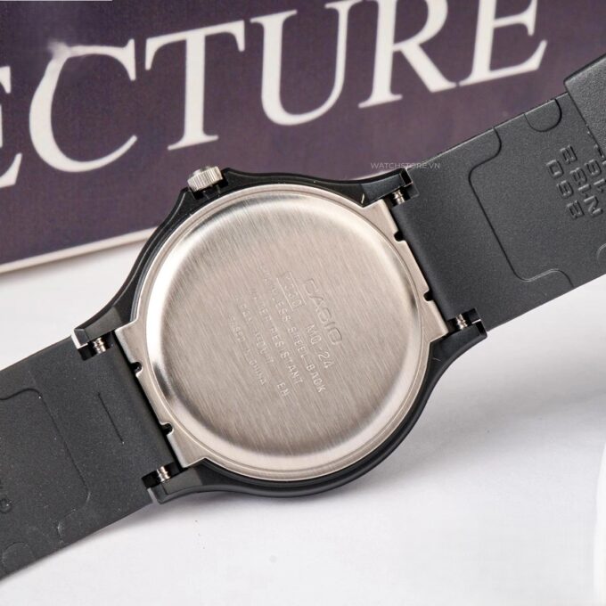 Montre Jeunesse Casio - MQ-24-1BLDF - Bracelet en Résine Noir - Affichage analogique - Résistant à l'eau