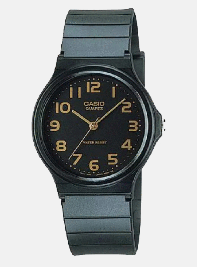 Montre Jeunesse Casio - MQ-24-1B2LDF - Bracelet en Résine Noir - Affichage analogique - Résistant à l'eau