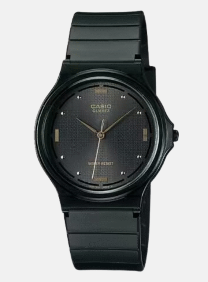 Montre Jeunesse Casio - MQ-76-1ALDF - Bracelet en Résine Noir - Affichage analogique - Résistant à l'eau