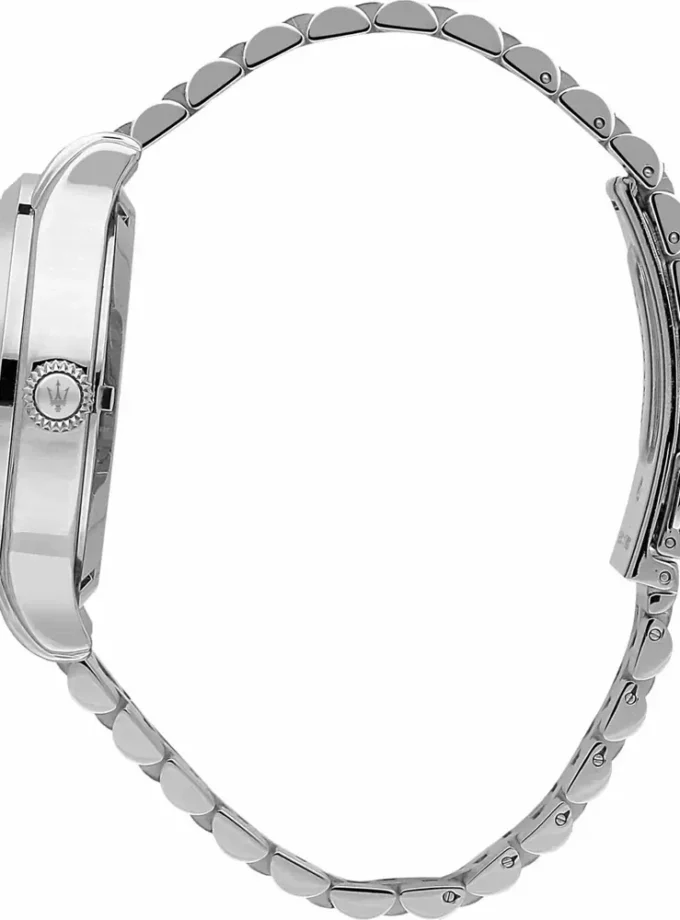 Montre Homme Maserati EPOCA AUTOMATIQUE – R8823118011 – Bracelet  Bicolor en Acier Inoxydable – Revêtement en CRISTAL DE SAPHIR- RESISTANCE A L’EAU 10 ATM