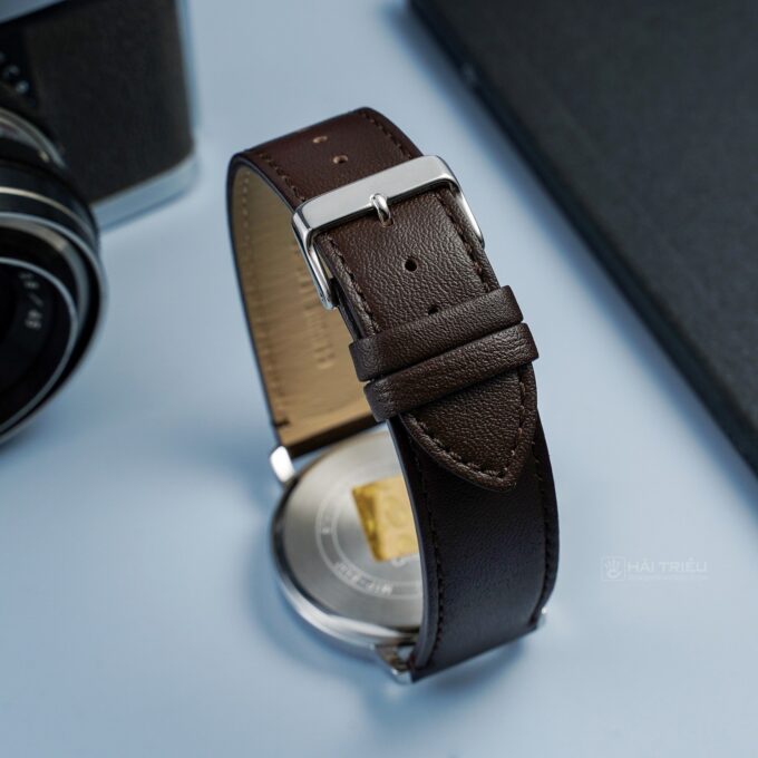 Montre Homme Casio - MTP-B130L-2AVDF - Bracelet en Cuir Marron - Affichage analogique - Résistant à l'eau