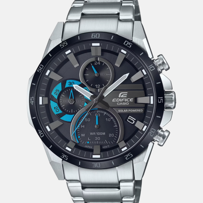 Montre Homme Casio EDIFICE - EQS-940DB-1BVUDF - Bracelet en Acier Inoxydable - Affichage analogique - Résistant à l'eau