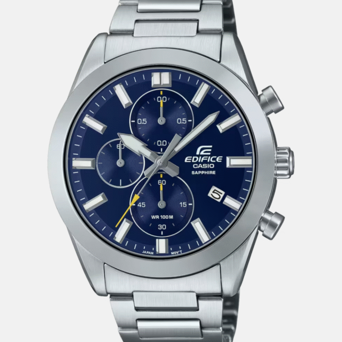Montre Homme Casio EDIFICE - EFB-710D-2AVUDF - Bracelet en Acier Inoxydable - Affichage analogique - Résistant à l'eau - Verre Saphir