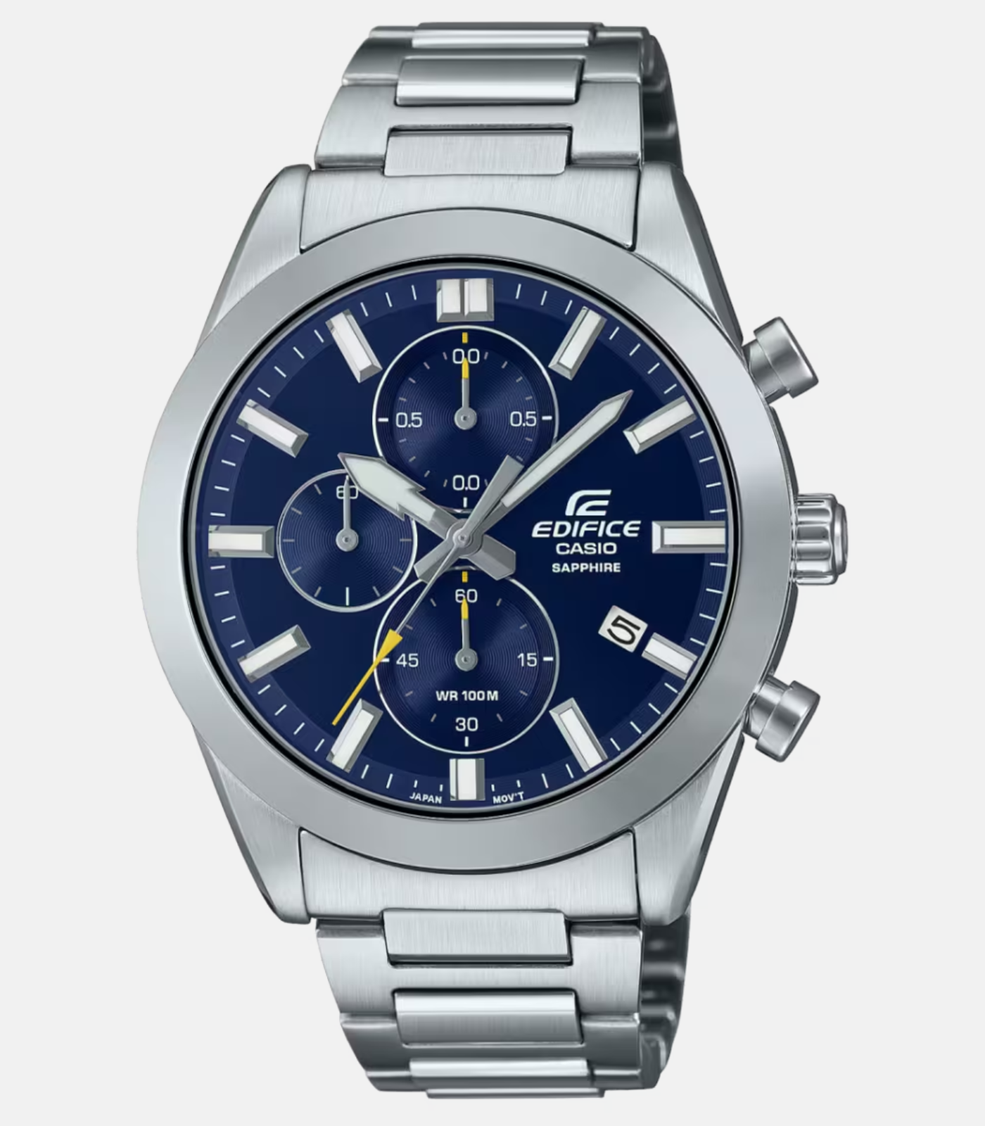 Montre Homme Casio EDIFICE - EFB-710D-2AVUDF - Bracelet en Acier Inoxydable - Affichage analogique - Résistant à l'eau - Verre Saphir