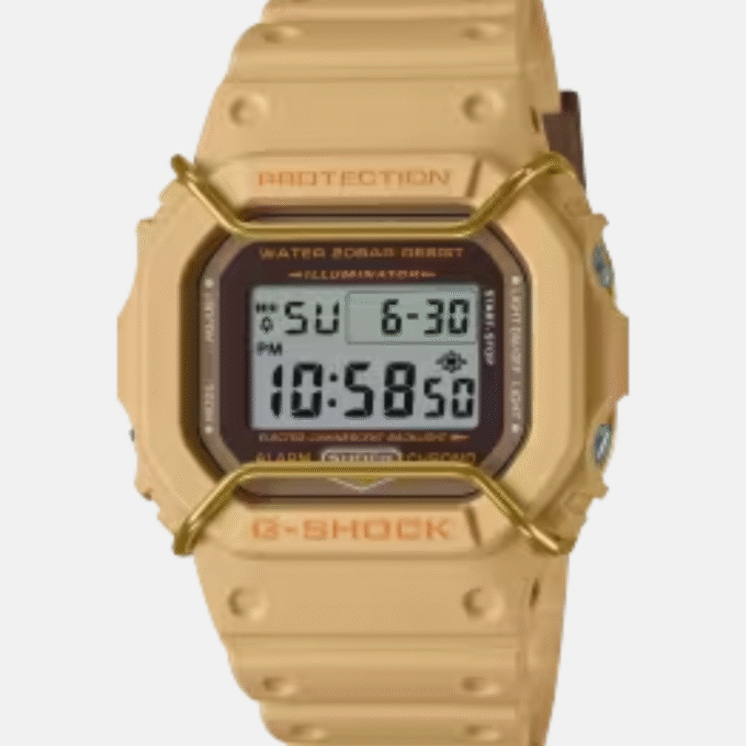 Montre Homme Casio G-Shock - DW-5600PT-5DR - Bracelet en résine - Affichage numérique - Résistant à l'eau