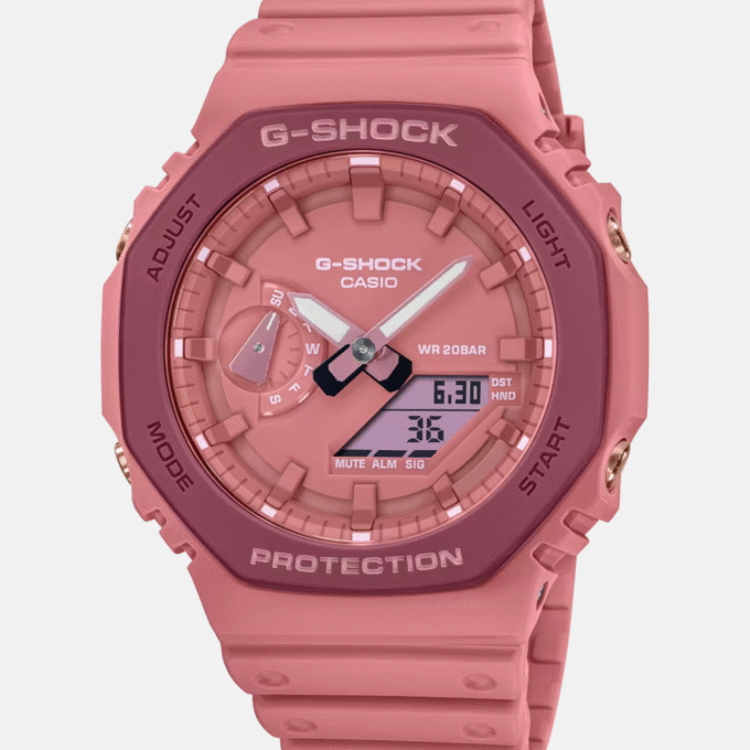 Montre Homme Casio G-Shock - GA-2110SL-4A4DR - Bracelet en Résine - Affichage analogique - Résistant à l'eau
