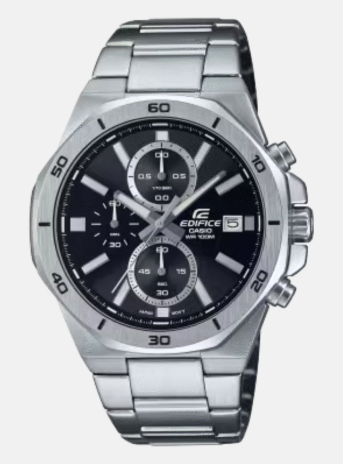 Montre Homme Casio EDIFICE - EFV-640D-1AVUDF - Bracelet en Acier Inoxydable - Affichage analogique - Résistant à l'eau