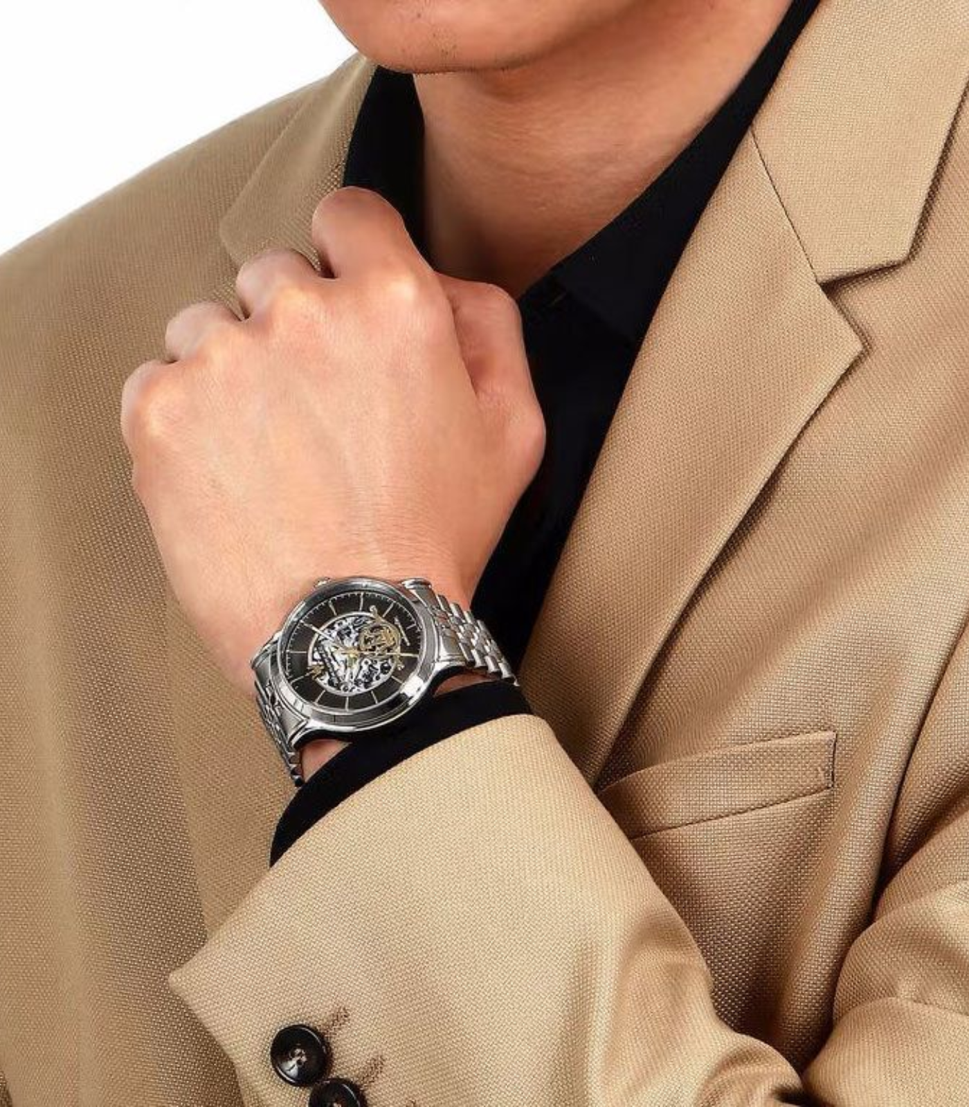 Montre Homme Maserati EPOCA - R8823118015 - Automatique - Affichage analogique - Résistant à l'eau - Verre Saphir