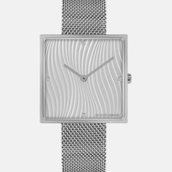 Montre Femme Collection Design Jacques Lemans -1-2094D - Bracelet en Acier Inoxydable - Affichage analogique - Résistant à l'eau